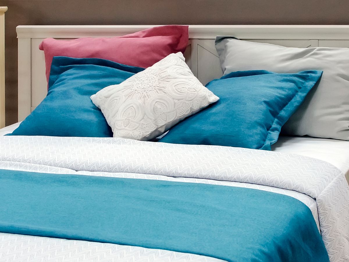 A cozy duvet cover is perfect for creating a warm and inviting bed.